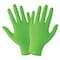 Global Glove Disposable Gloves, 6 mil Palm, Nitrile, Powder-Free, M, 100 PK, Hi-Vis Green 945PF-M - alternate 1